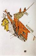 Egon Schiele Street in Krumau USA oil painting artist
